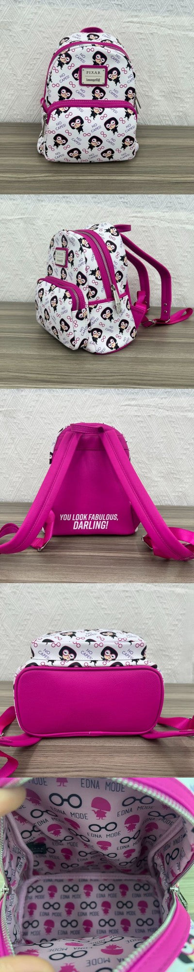 Loungefly Pixar Toy Story Mochila Mini Mochila Infantil Estampada Desenho Animado Moda Fofa Bolsa de Viagem para Meninas Presente de Aniversário Infantil
