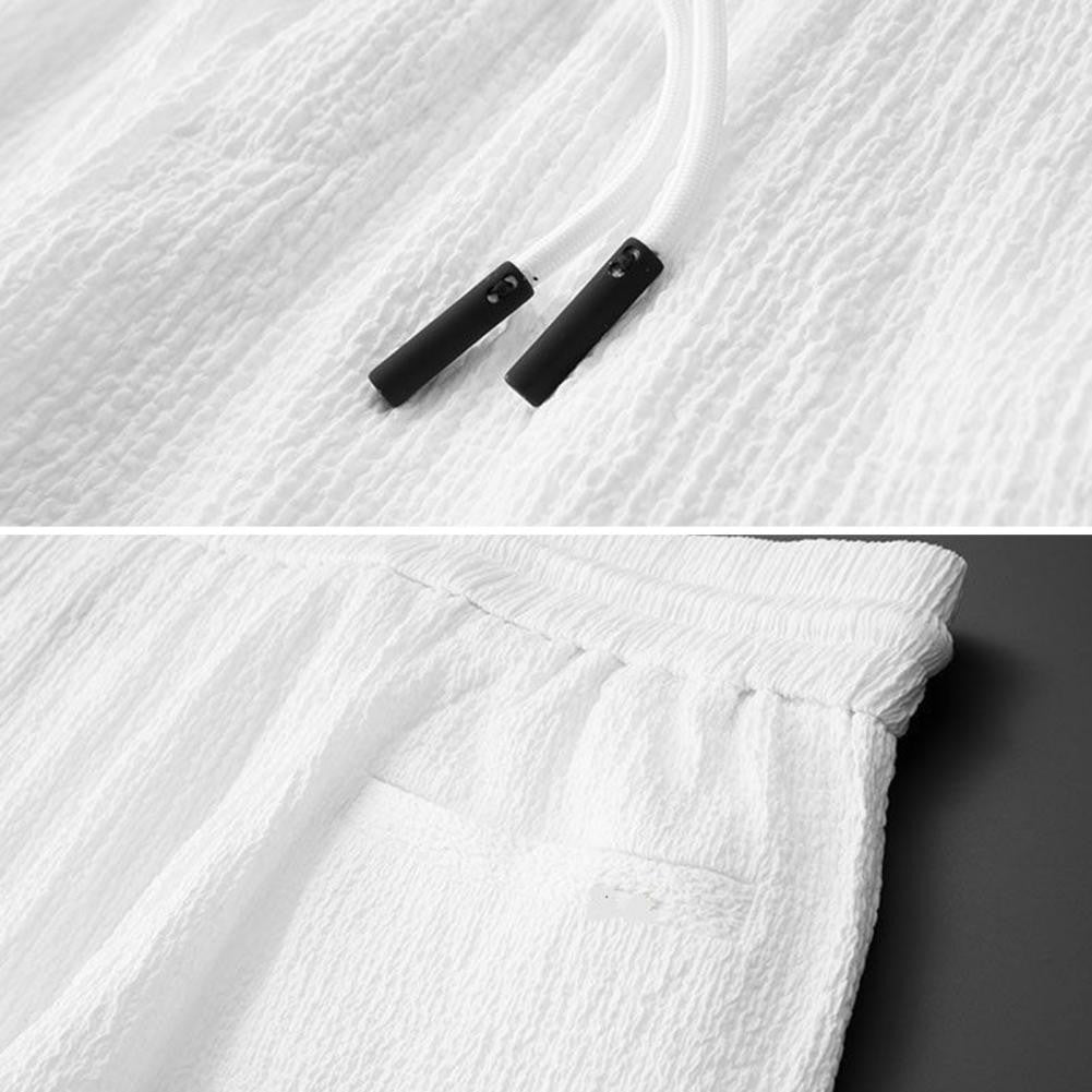 Men Two piece Suit Striped Pleated Men Pants Set Pleated Drawstring Loose Lapel Pockets Thin Formal Business Men Set