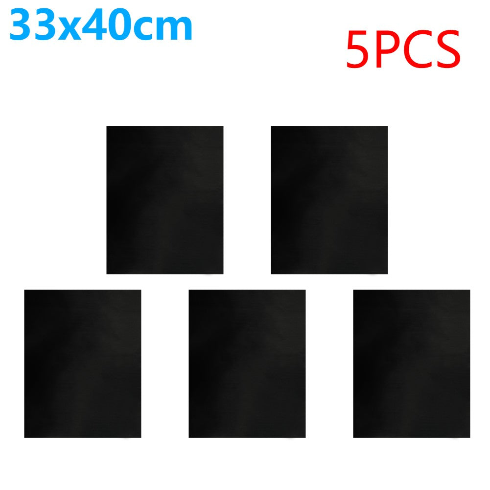 5-20Pcs Oven Liners Grill Mat 33/50x40cm Non Stick BBQ Grill Liners Reusable Barbecue Baking Liners Cook Pad Microwave Oven Tool