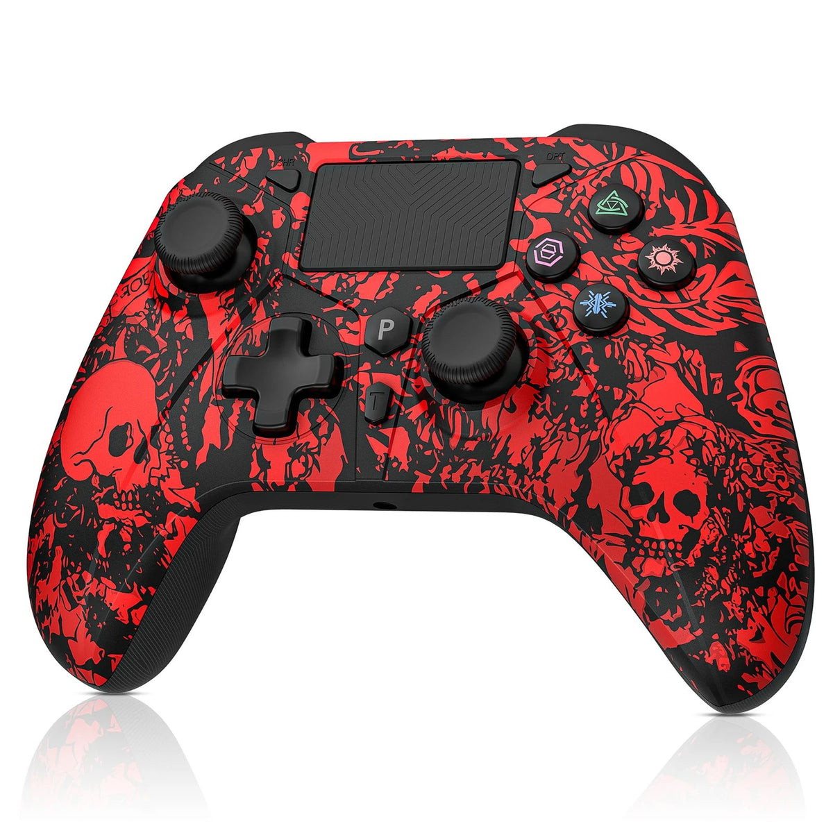 Controller for PS5/PS4/PS3/Steam/PC RGB Wireless Control Joystick Hall Linear Trigger Gamepad Turbo Dual Vibration Game Remote