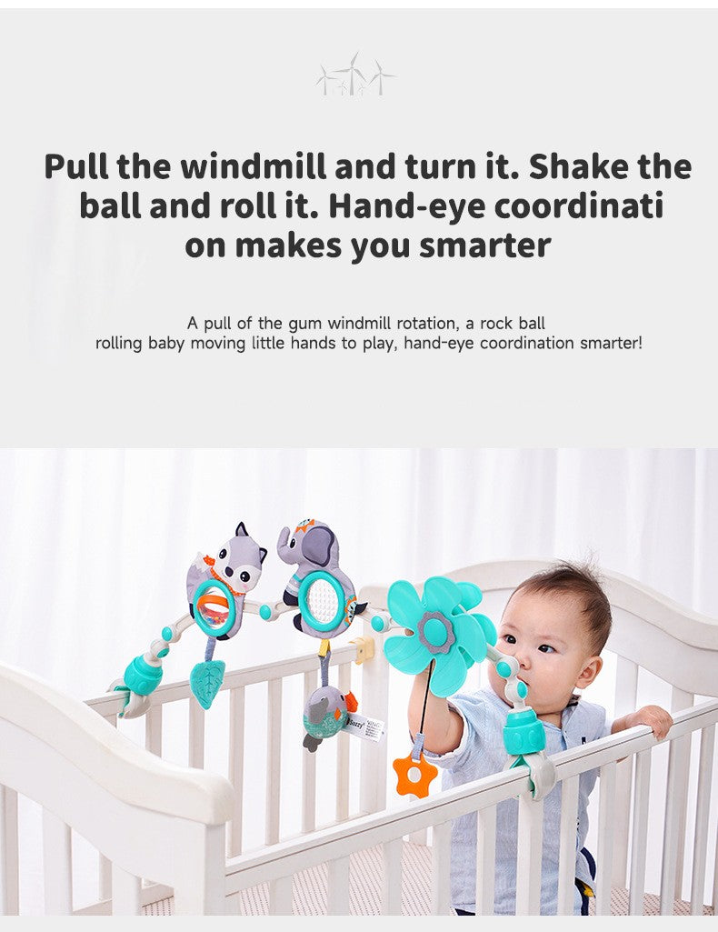 Children Activity Arch Toys Sensory Development Fine Motor Skills Toys Collapsible Hanging Mobile Toys Baby Car Seat Toys Gift