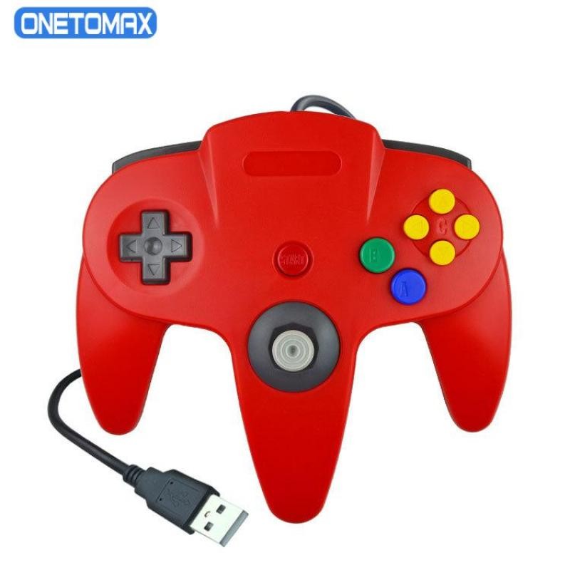 For Nintendo 64USB Wired Gamepad For Host N64 Controller Gamepad Joystick for Classic 64 Console Games for Mac Computer PC