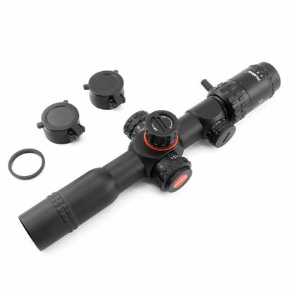 Spirit Fox HD2-10X28IRFFP Telescópio de caça frontal externo resistente a alto impacto IRFFP 10X28