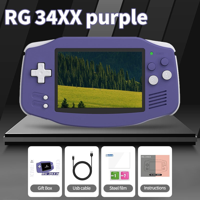 Anbernic RG34XX Handheld Game Console 3.4 inch IPS 720*480 Screen Linux System HDMI Compatible 3500 mAh Video Game Console