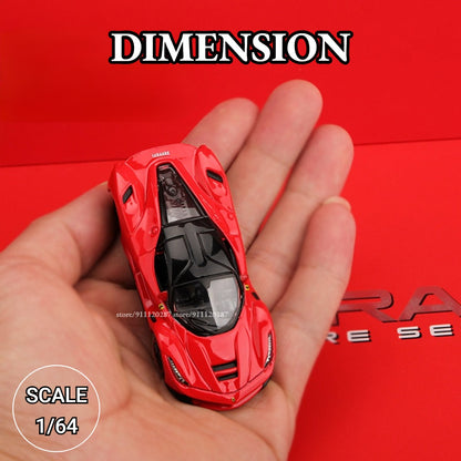 Bburago 1:64 Ferrari Modelo de Mini Carro, BB11 Enzo Réplica de Veículo de Metal F12tdf F40 458 488 GTB Miniatura de Metal Decoração de Casa Brinquedo de Menino