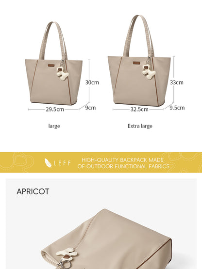 LEFF Luxury Women's Tote Bag Crossbody Bag High End Large Capacity Shoulder Bags Nylon Waterproof Commuting Bag Outdoor Bags