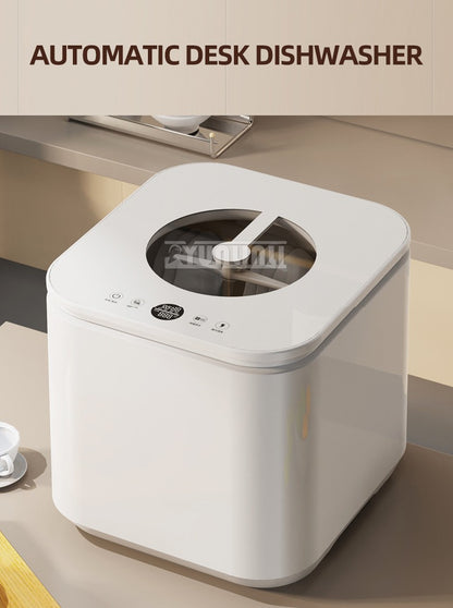 Intelligent Kitchen Dishwasher, Mini Fully Automatic Disinfection Cabinet Bowl Dishes Dishes Intelligent