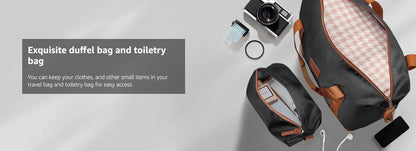 imiomo Travel Luggage Sets, Hard Shell Lightweight Carry on Suitcase with Travel Bag, TSA Lock, Durable Silent Spinner Wheels