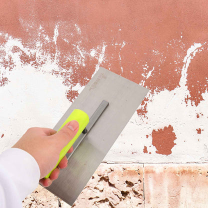 Desempenadeira de Aço Inoxidável Para Acabamento de Concreto, Robusta, À Prova de Ferrugem, Plana, Para Cimento, Argamassa, Reboco, Ferramenta de Construção