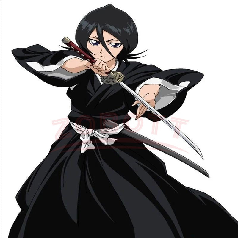 Bleach Kuchiki Rukia Cosplay Costumes Kurosaki Ichigo Die Pa Soul Society Shinigami Kimono Full Outfits Thousand-Year Blood War
