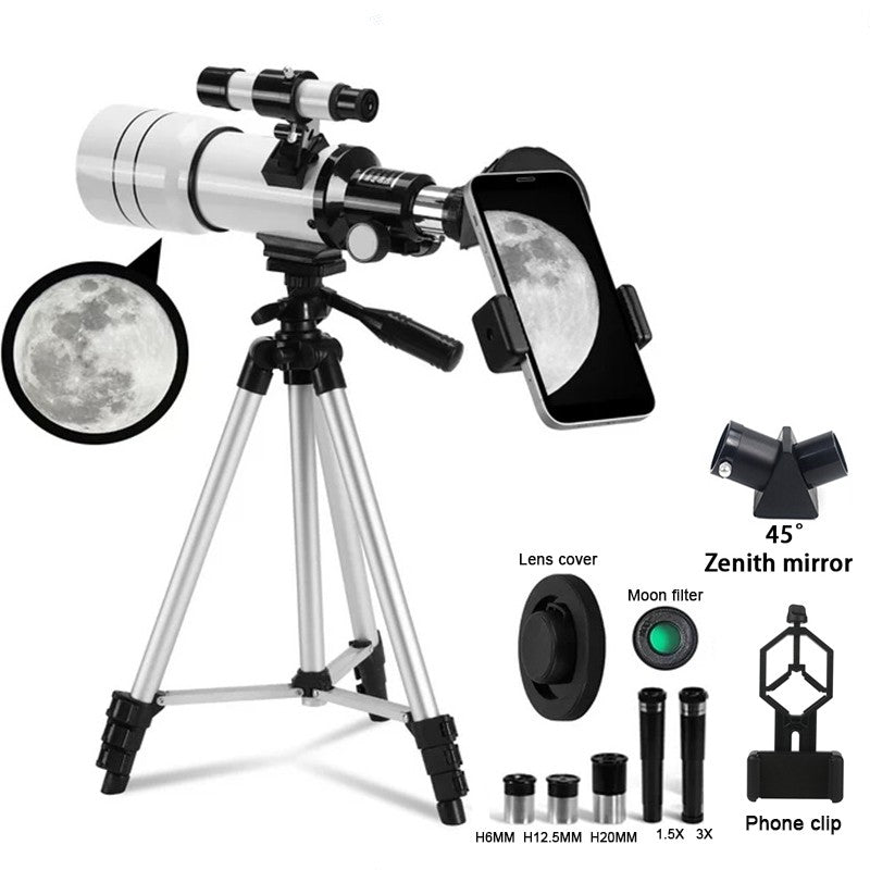 BORWOLF F30070M Professional Astronomical Telescope for Space Monocular 30070 Powerful Binoculars Night Vision for Star and Moon