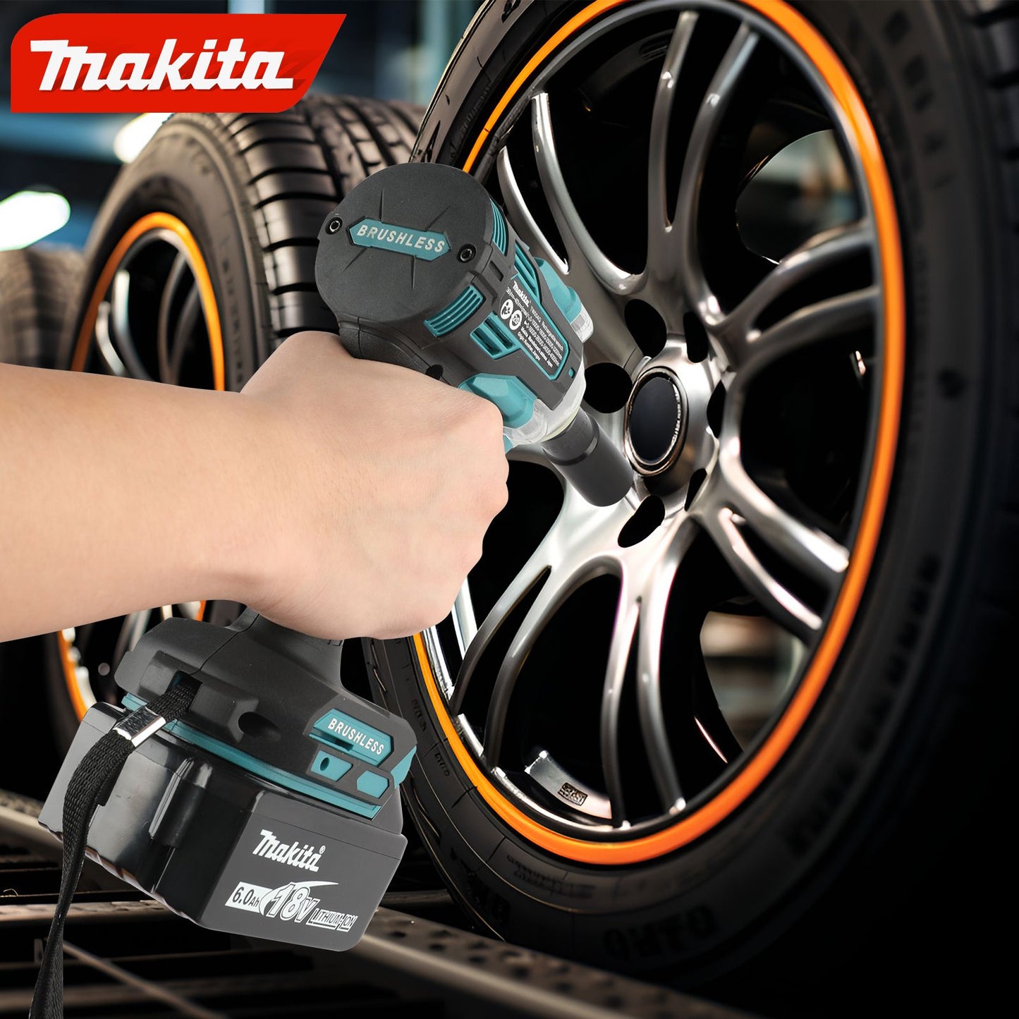 Parafusadeira Makita TW004 a Bateria com Bateria Máquina Parafusadeira Parafusadeira Elétrica sem Escova Li-ion XGT oferta especial