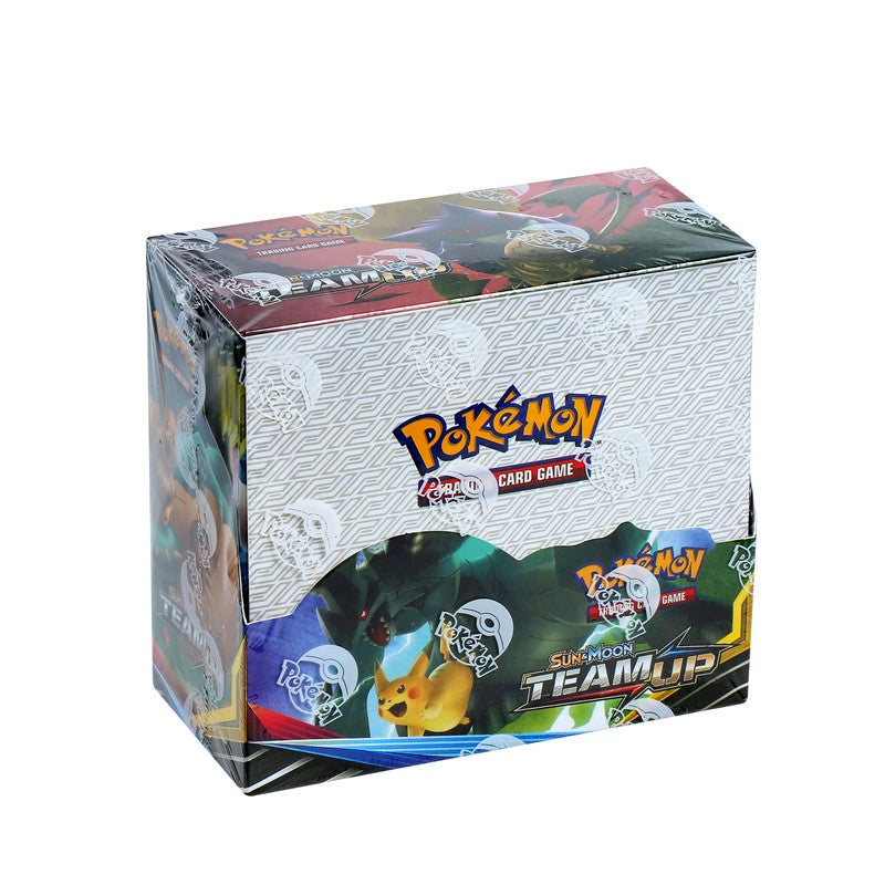 324/360Pcs/Set Pokémon Estrelas Cintilantes União de Equipes Escuridão Incendiária Sol Lua Evoluções Cartão Booster de Batalha de Negociação em Inglês