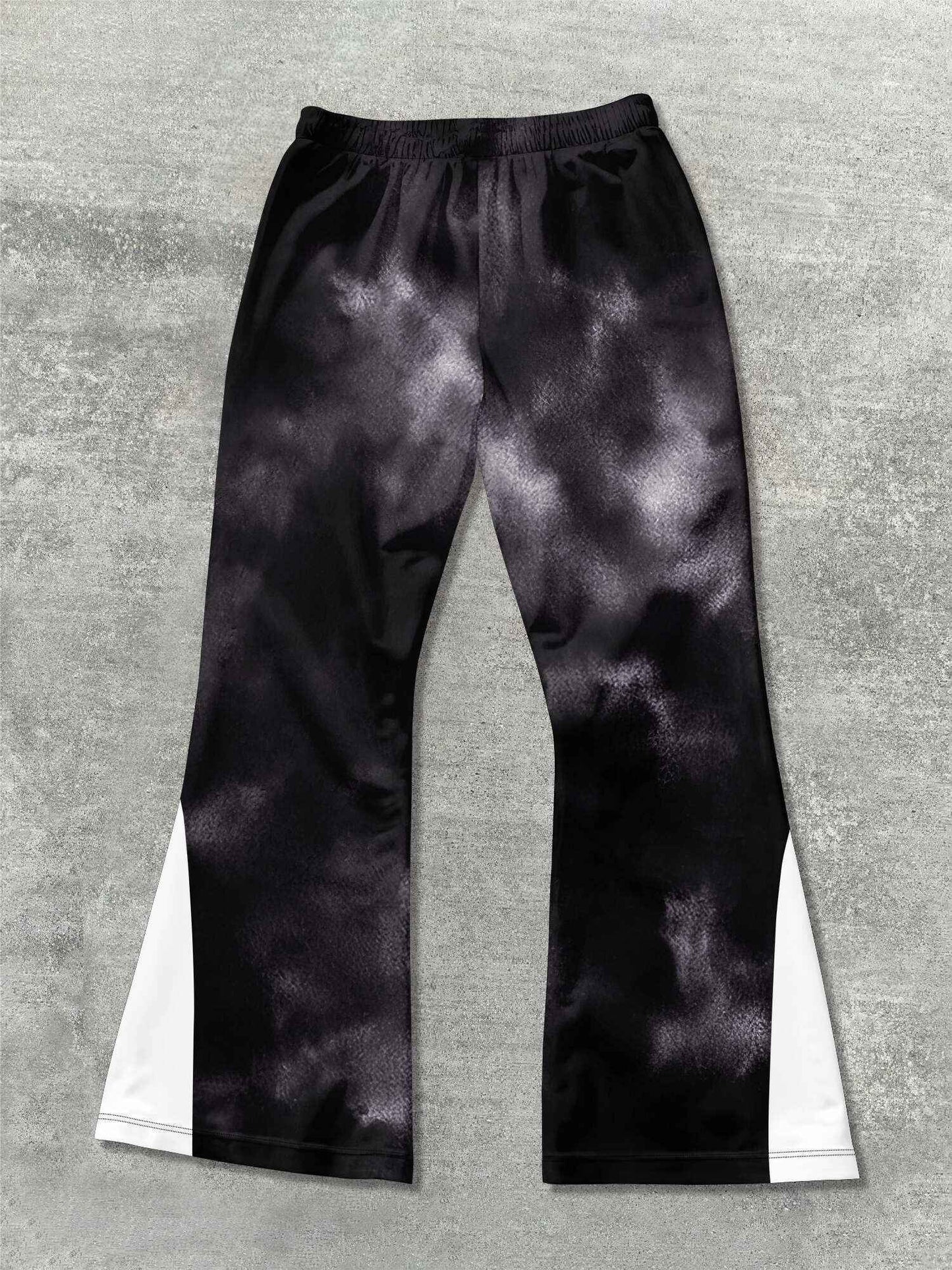 Y2k Flared Pants Men Loose 3D Print Trousers Casual Sweatpants Mid Waist Sporty Female Clothes Streetwear Hip Hop Vintage Pants