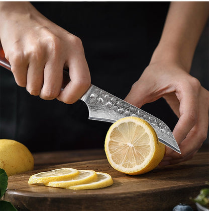 TURWHO 1-5 PEÇAS Facas Santoku Japonesas Facas de Chef Faca de Pão Aço Damasco de Alto Carbono 67 Camadas Conjunto de Facas Profissionais para Cozinha