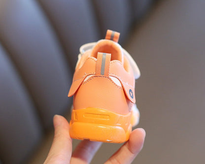 Size 20-31 Children Wear-resistant Casual Sports Shoes Baby Anti-slip Toddler Shoes Girls Boys Kids Soft Bottom Running Sneakers