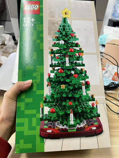 LEGO Árvore de Natal 2 em 1 para Reconstruir 40573 Kit de Blocos de Montar Brinquedos para Crianças a Partir de 12 Anos Presente de Aniversário Natal (476 Peças)