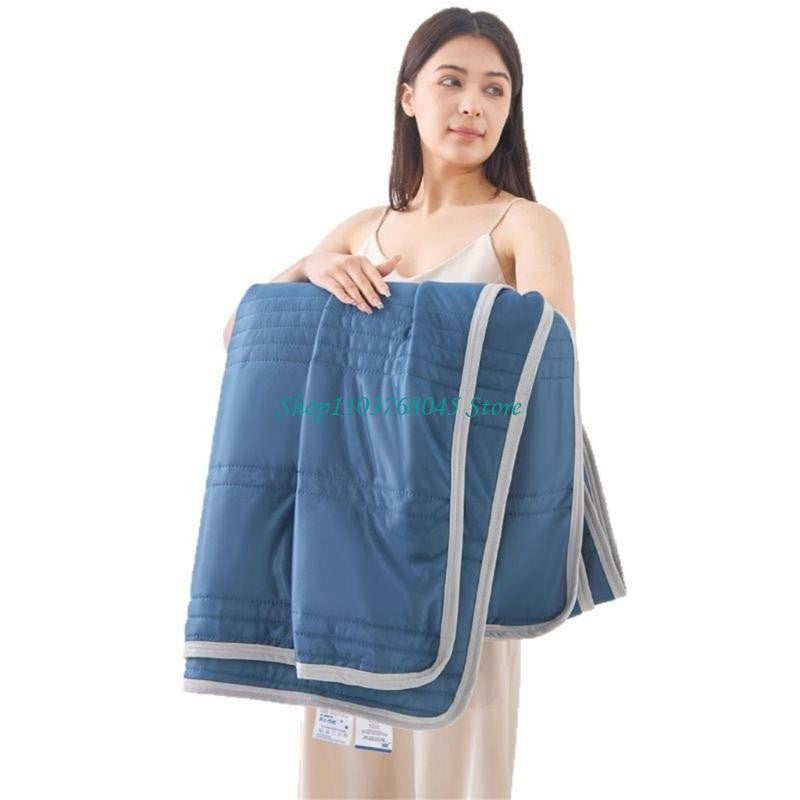 R53F Elegante Cobertor Refrescante Colcha Macia Design Compacto Para Acampamento Férias Na Praia