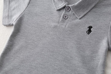 New Summer Children Boys Clothing Kids Cotton Polo T-Shirt Shorts 2Pcs/Set Toddler Casual Sport Suits Baby Clothes Tracksuits