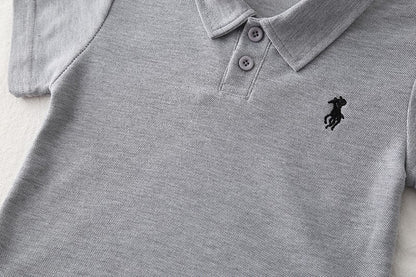 New Summer Children Boys Clothing Kids Cotton Polo T-Shirt Shorts 2Pcs/Set Toddler Casual Sport Suits Baby Clothes Tracksuits