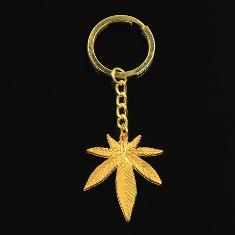 Colar Amuleto Erva Daninha da Moda para Mulheres Homens Colar Folha de Bordo Hip Hop Correntes Pingente Joias Presente Atacado Collares
