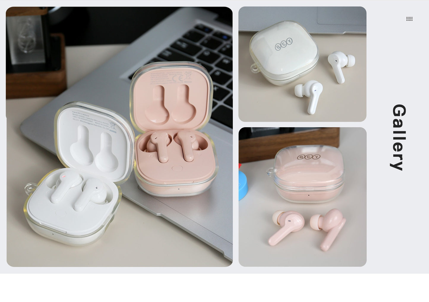 QCY T13 Wireless Smart Headphone BT5.1 TWS Earphone 4 Mic ENC HD Call Headset Touch Control Earbuds Long Standby 40H