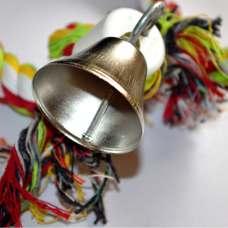 Novos Brinquedos Para Pássaros Papagaios de 160 cm de Comprimento Brinquedo Para Animais de Estimação Papagaio Corda Em Pé Decoração de Gaiola de Pássaros Brinquedo de Escalada de Papagaio Sino de Corda Para Gaiola de Pássaros