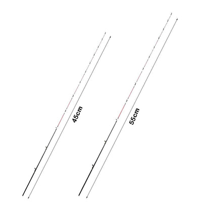 Ponta de Vara 45/55cm Barco/Balsa, Peça de Reposição, Meia Cauda Macia de Liga de Titânio, Reparo, Reforma, Substituição da Ponta da Vara de Pesca