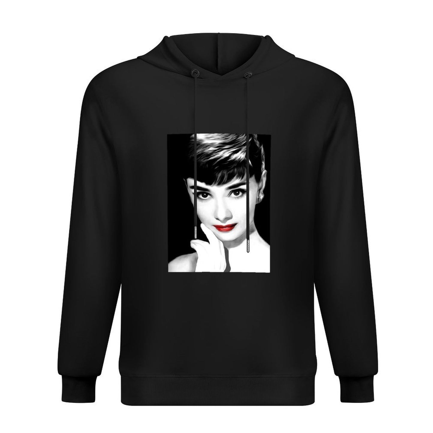 Audrey Hepburn Lips Hoodie autumn clothes for men men's sweat-shirt male clothes graphic hoodies