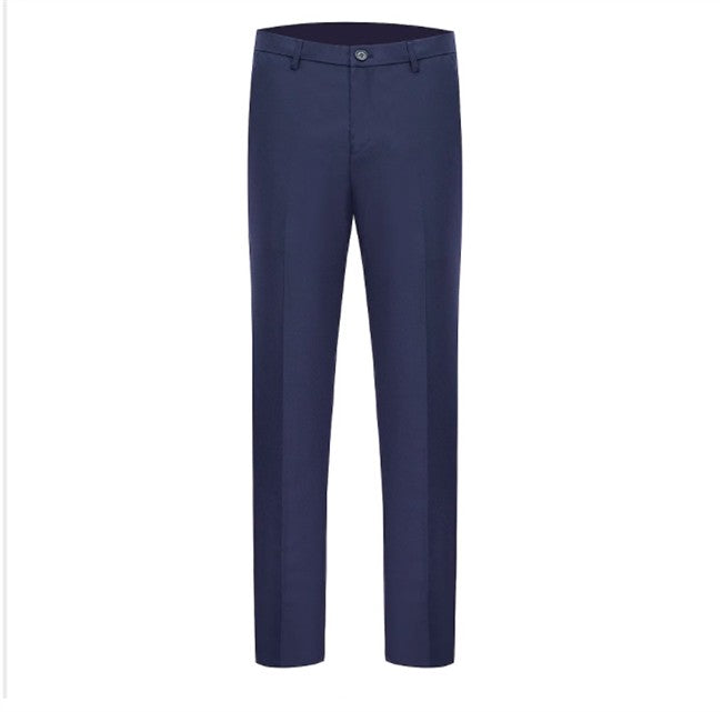 (Jacket+Pants) Men Fashion Simple Wedding Suit Black / Blue / Wine Red 2025 Homme Stand up Collar Business Social Dress 2Piece