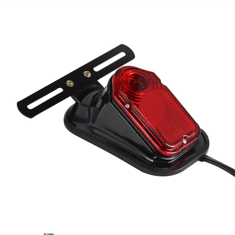 Para-lama traseiro de motocicleta com lâmpada de freio e luzes de placa Caveira Cruzada em Formato de Lápide Para Harley Chopper Bobber Personalizada