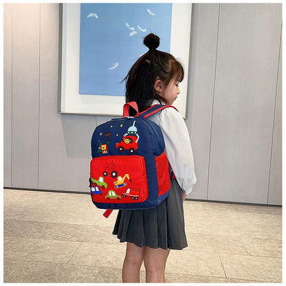 MILANCEL Nova Bolsa Infantil para Meninos Desenho Animado Crianças Fofo Jardim de Infância Mochila Carro Meninas 2 Cores Bolsa de Ombro