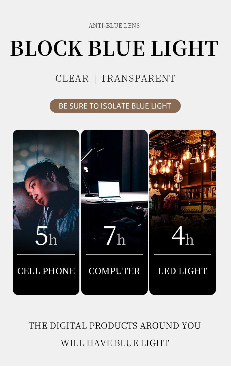 VICKY New Personalized Simple Cat's Eye Fashion Design Women's Anti-Blue Light Reading Glasses Customizable Prescription 78001