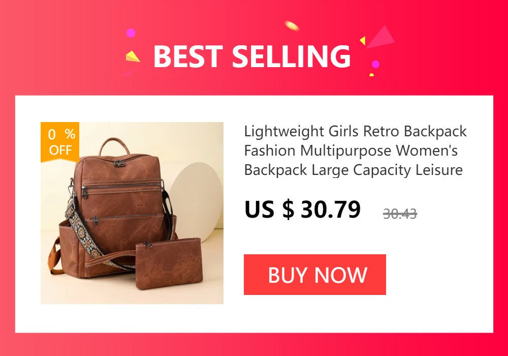 Women's Waterproof and Anti-theft PU Leather Large Capacity Retro Travel College Style Laptop Backpack Shoulder Bag Handbag