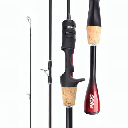 Vara de Pesca de Carpa, Baixo, Truta em Fibra de Carbono UL Ultraleve, Vara de Spinning e Casting, 1,8m 1,68m, Vara para Iscas Pequenas
