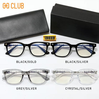 O-Q CLUB Reading Glasses for Men Optical Lenses With Medical Recipe Womens Sunglasses Women Women's Eyeglass Frame Shades Female