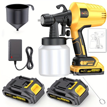 Pulverizador de tinta sem fio para bateria Makita 18V pistola de pulverização elétrica para carro, móveis, parede, janelas, porta, ferramenta elétrica para pintura em madeira