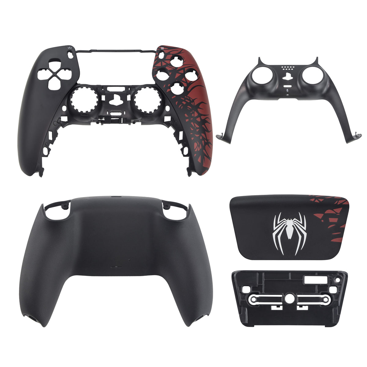 Controller Shell Cover for PS5 Faceplate Cover Controller Spider Faceplate Gamepad Cover Game Controller Protection Replacement