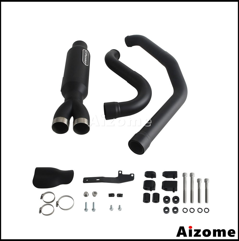 Slip On For Harley Road Glide FLTRU FLTRX FLTRXS FLTRK FLTRXST FLTRXP FLTRXSTSE 17+ Motorcycle Exhaust Modified Muffler Escape