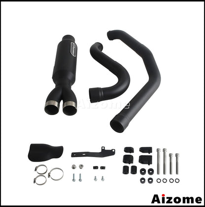 Slip On For Harley Road Glide FLTRU FLTRX FLTRXS FLTRK FLTRXST FLTRXP FLTRXSTSE 17+ Motorcycle Exhaust Modified Muffler Escape