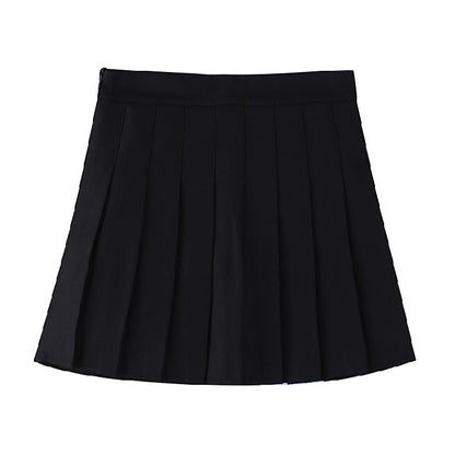 1pcs Spring Summer Womens Mini Skirts Girls Pleated Skirts Lady High Waist Cute Pink Skirt Student Short Skirt JK Uniform Skirts