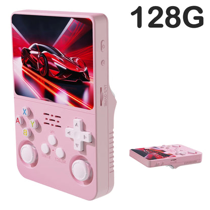 R36S Original Retro Handheld Game Player Arkos System 3.5" IPS Screen Portable 64/128GB Hall Effect Emulator Wireless Gamepad