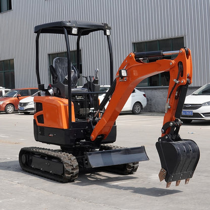Mini Escavadeira Diesel Personalizada 1600kg para Agricultura, Pomar, Vala, 1ton, 1.6ton
