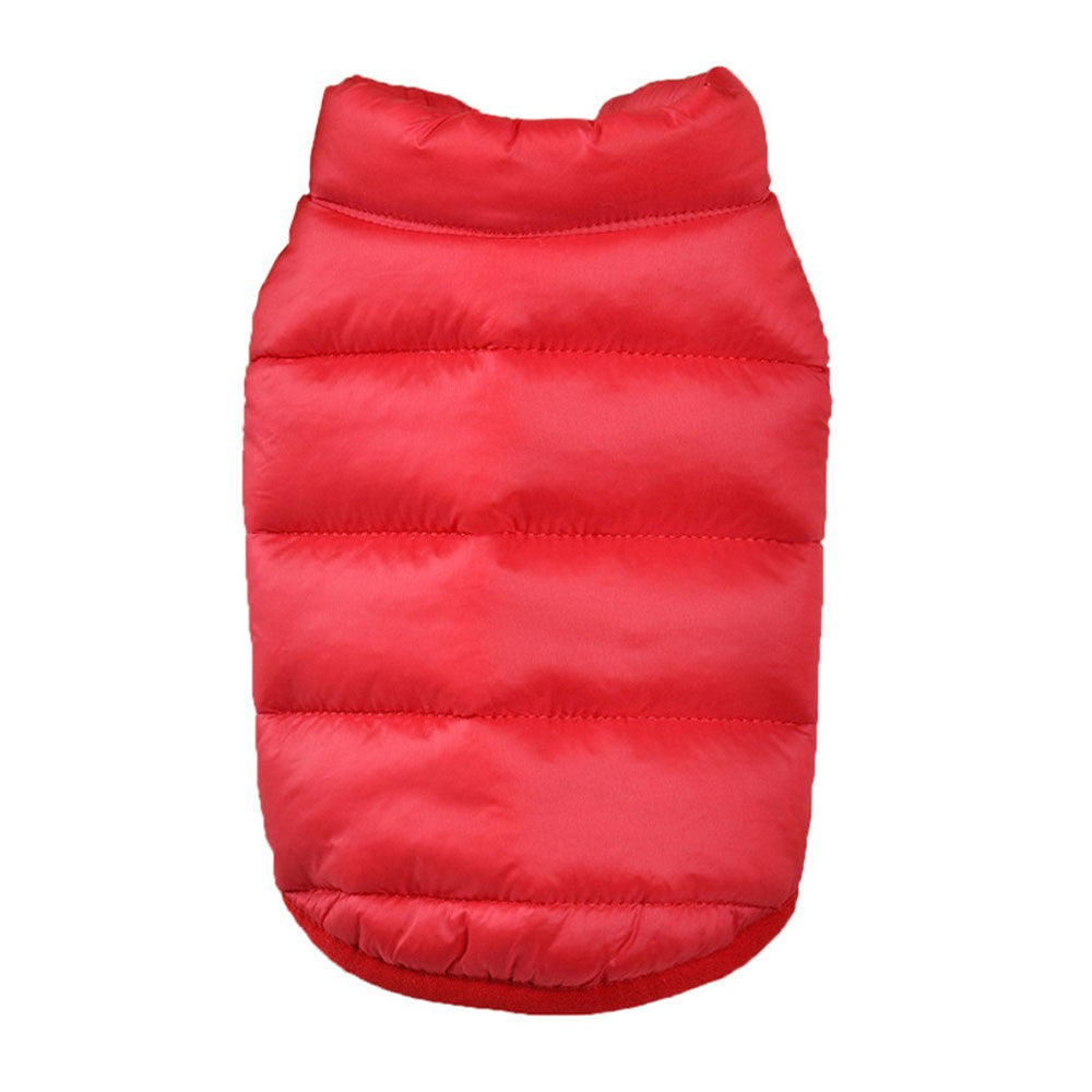 Casaco de Inverno para Cachorro Acolchoado Macio e Quente Colete Jaqueta para Cães Pequenos Gatos Roupas para Pets Teddy Chihuahua Fantasia de Inverno