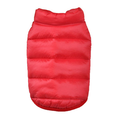 Casaco de Inverno para Cachorro Acolchoado Macio e Quente Colete Jaqueta para Cães Pequenos Gatos Roupas para Pets Teddy Chihuahua Fantasia de Inverno