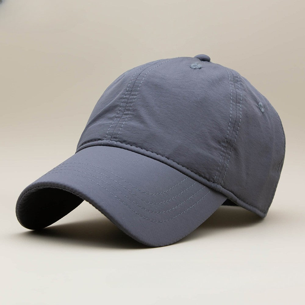 Summer Lightweight Quick Drying Baseball Cap Man  Plus Hat Male Outdoor Sport Oversized Men's Navy Baseball Cap for Big Heads