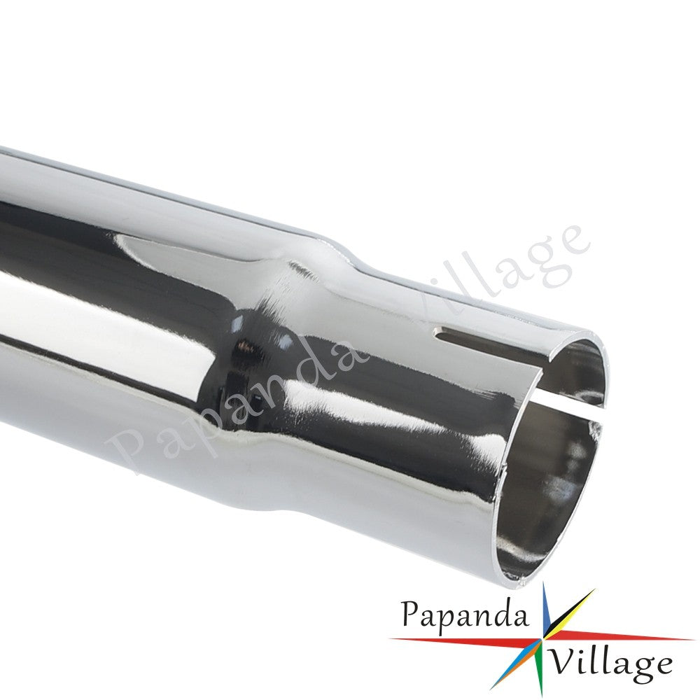 Old School Chrome 33/36/39/42 inch Fishtail Exhaust Mufflers For Harley Softail FLS FLSS FXSTDI  FXCW  FLSTFBS 2007 - 2017