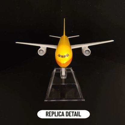 Escala 1:400 Réplica de Aeronave de Metal DHL Boeing 757 Avião Modelo Fundido Avião Miniatura para Casa Escritório Brinquedos para Crianças
