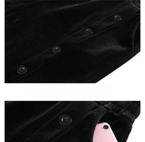 Casual Winter Thin & Thick Fleece Harem Pants Office Lady Solid Elegant Trousers Slim Women's Pants Retro Vintage Casual Pants