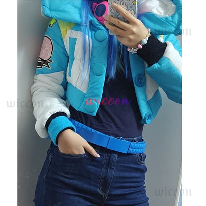 Athemis Dramatical Murder Seragaki Aoba Cosplay Costume Coat Gloves Wig Anime Cosplay Costume Custom High Quality